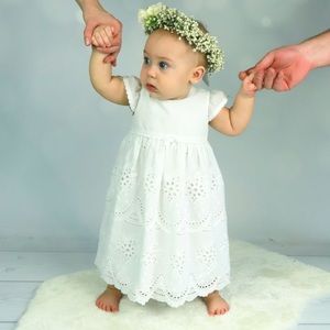 Handmade cotton dress crochet